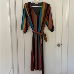 Zara Moroccan wrap dress